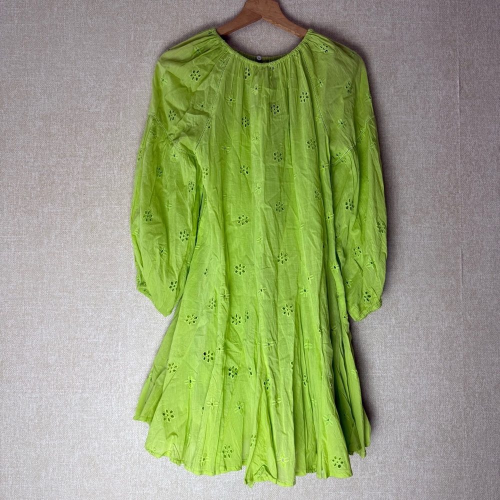 Velvet by Graham & Spencer Gracie Eyelet Embroidered Mini Dress New with tags - Picture 3 of 7